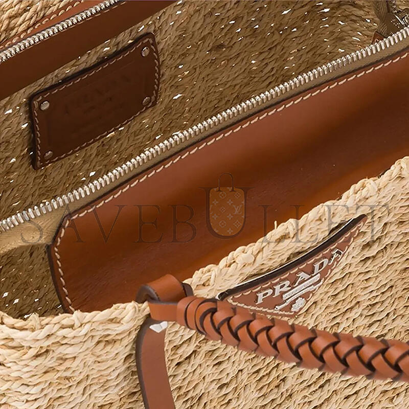Pra*a woven raffia tote 1bg336 (29*18*14cm)